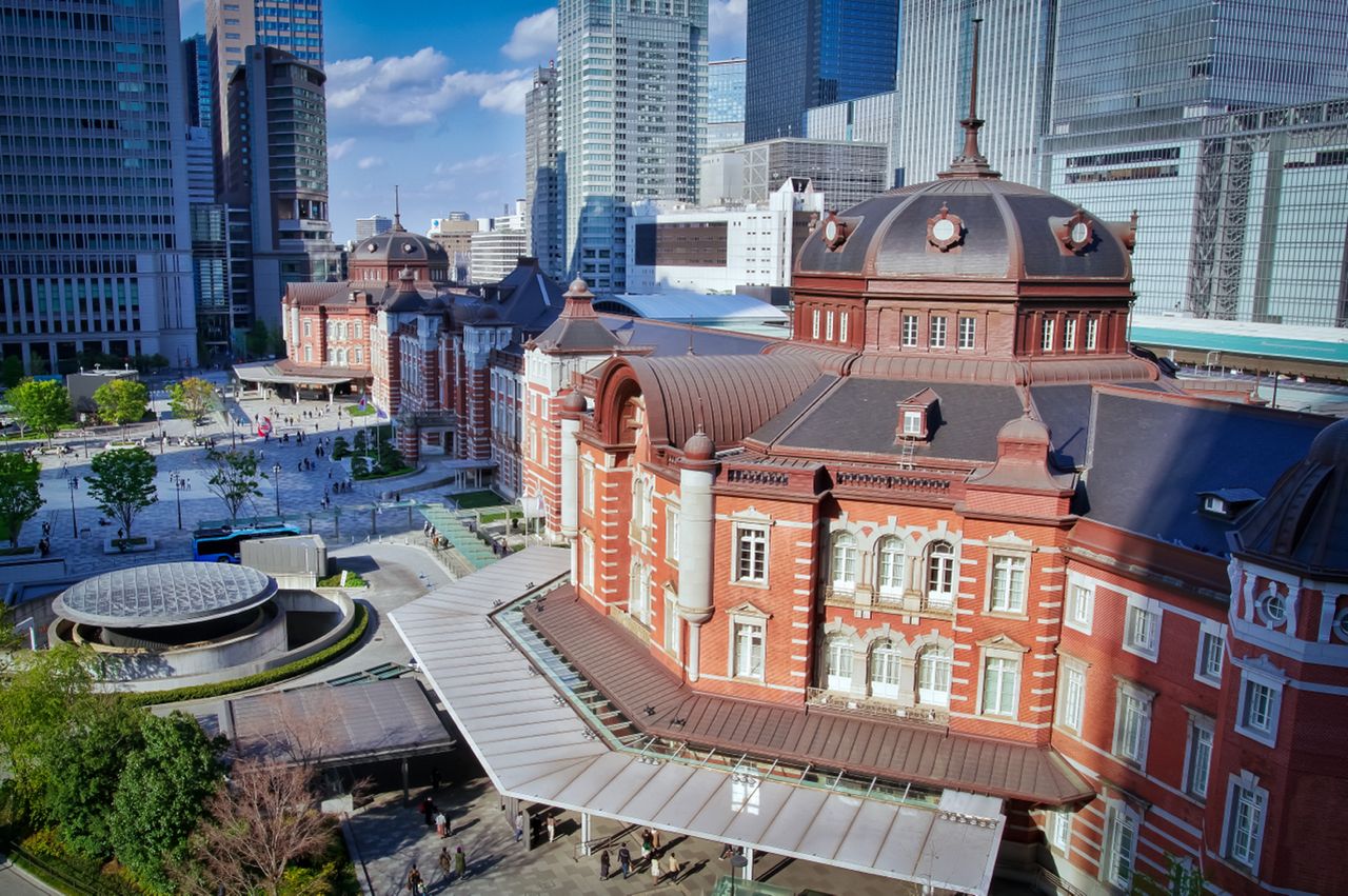 Tokyo station - From KITTE Marunouchi, Japan