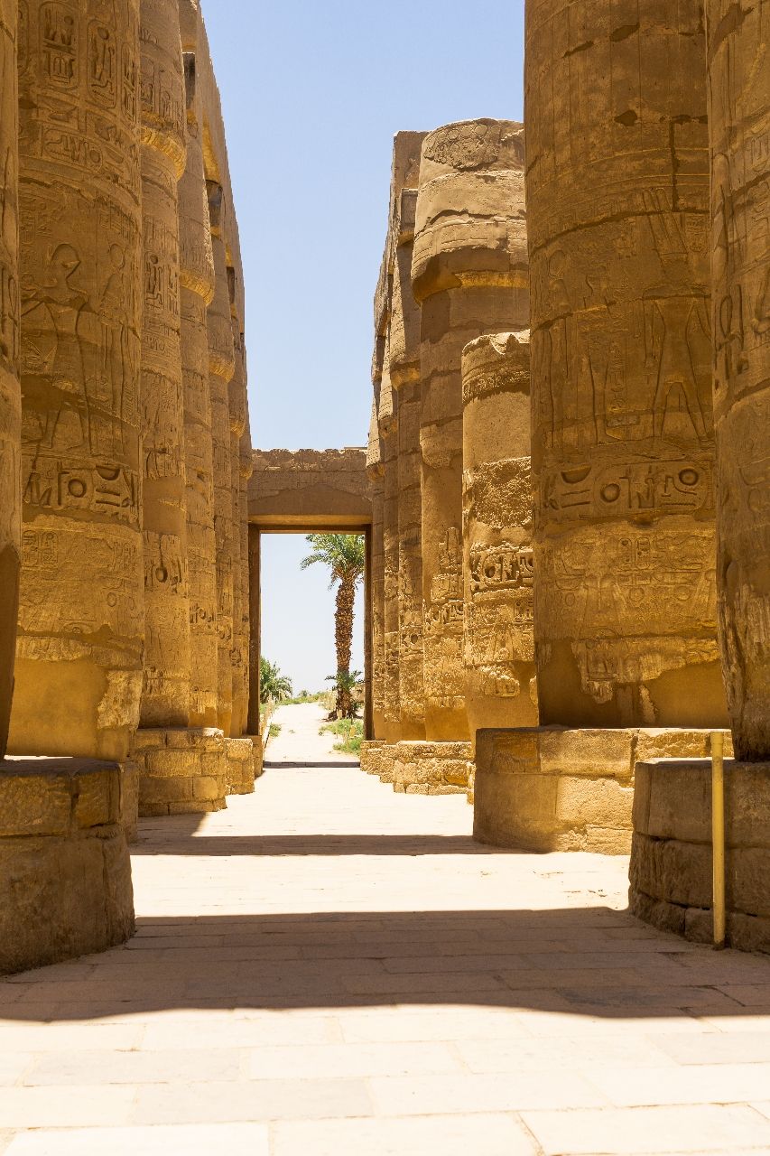 Colums of Karnak - From Temple of Karnak, Egypt