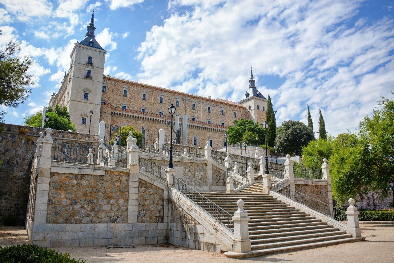Alcázar de Toledo - From Escaleras, Spain