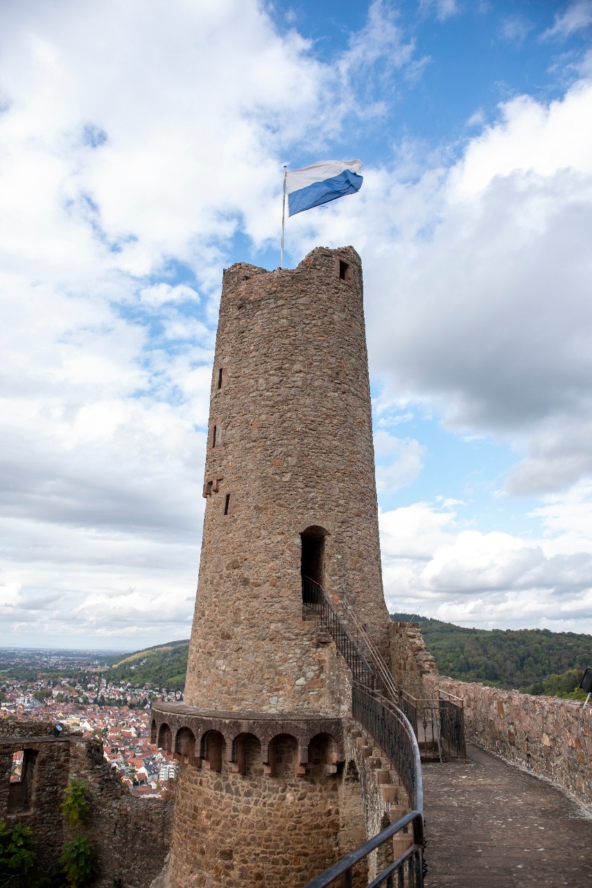 Turm der Windeck in Weinheim - From Burg Windeck in Weinheim, Germany