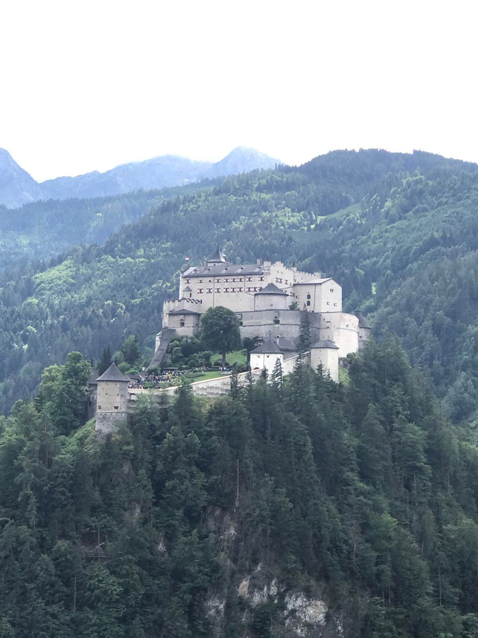 Castle Hohenwerfen - From Berghotel Garni Burgblick, Austria