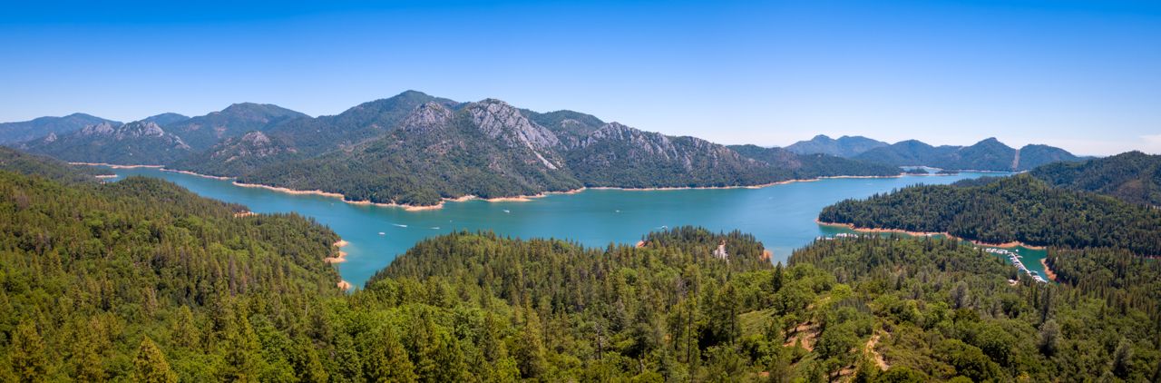 Shasta Lake - From Turntable Bay exit Road, United States