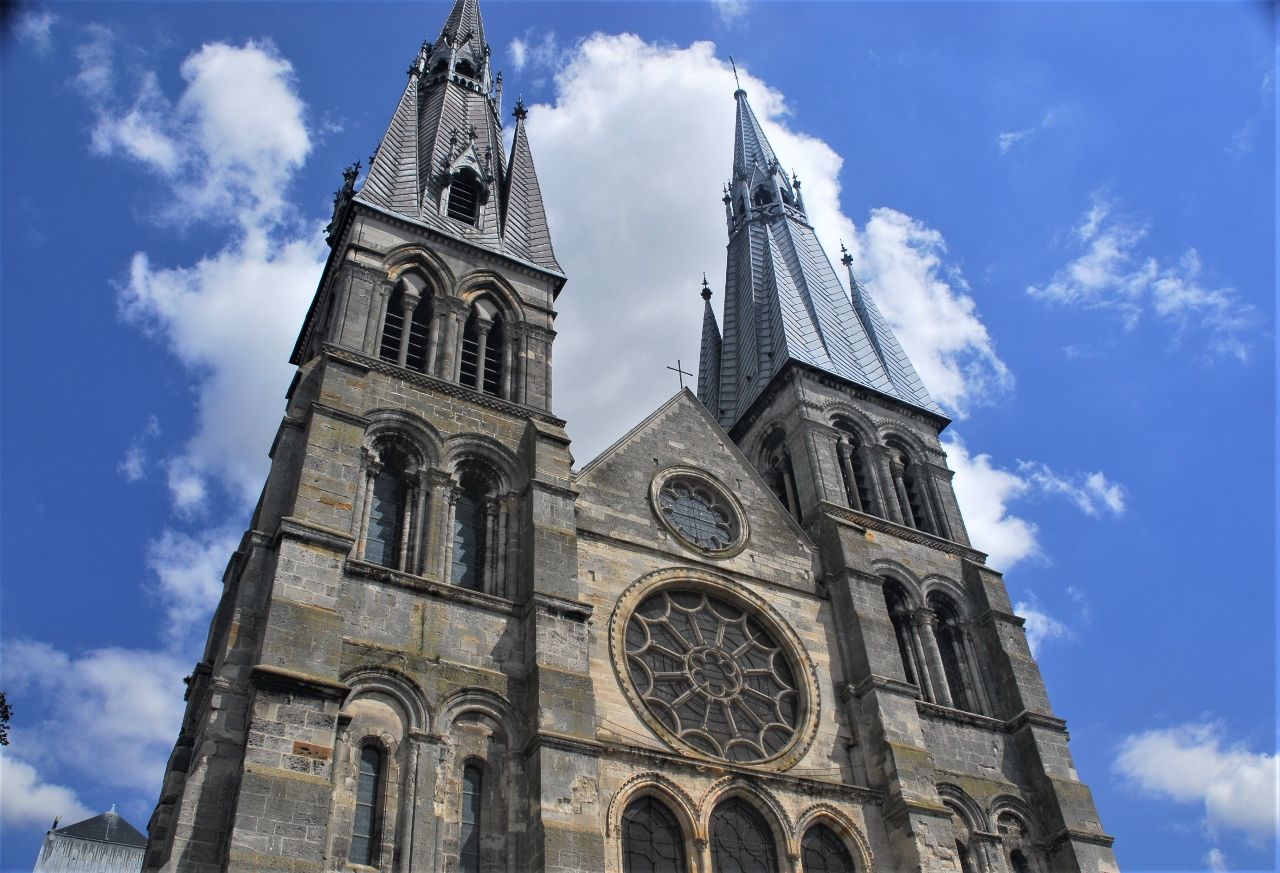 Notre Dame en Vaux - From Entrance, France