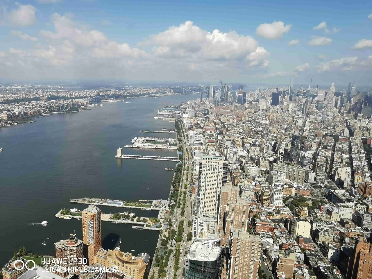 Hudson River - From One World Observatory, United States