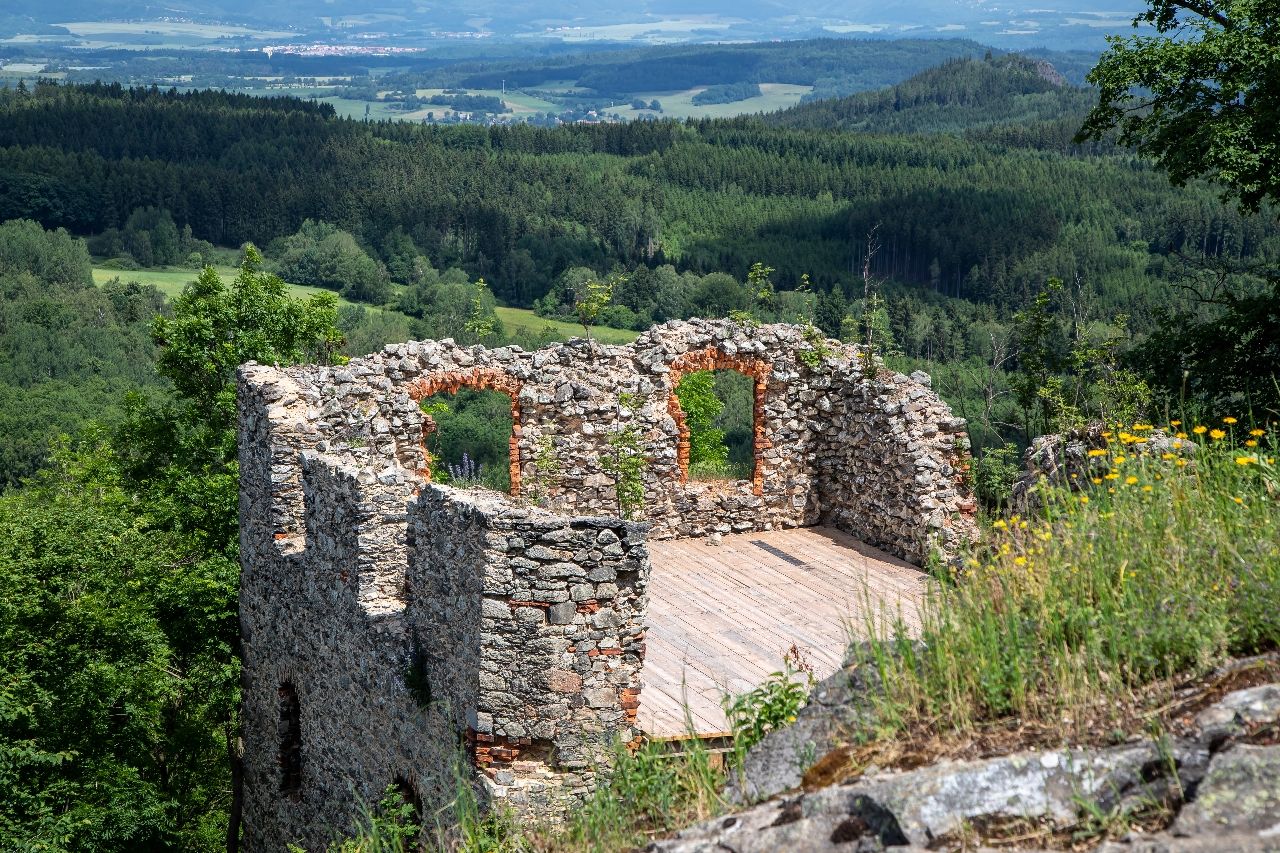 Andělská Hora - From Engelsburg / Tschechien, Czechia