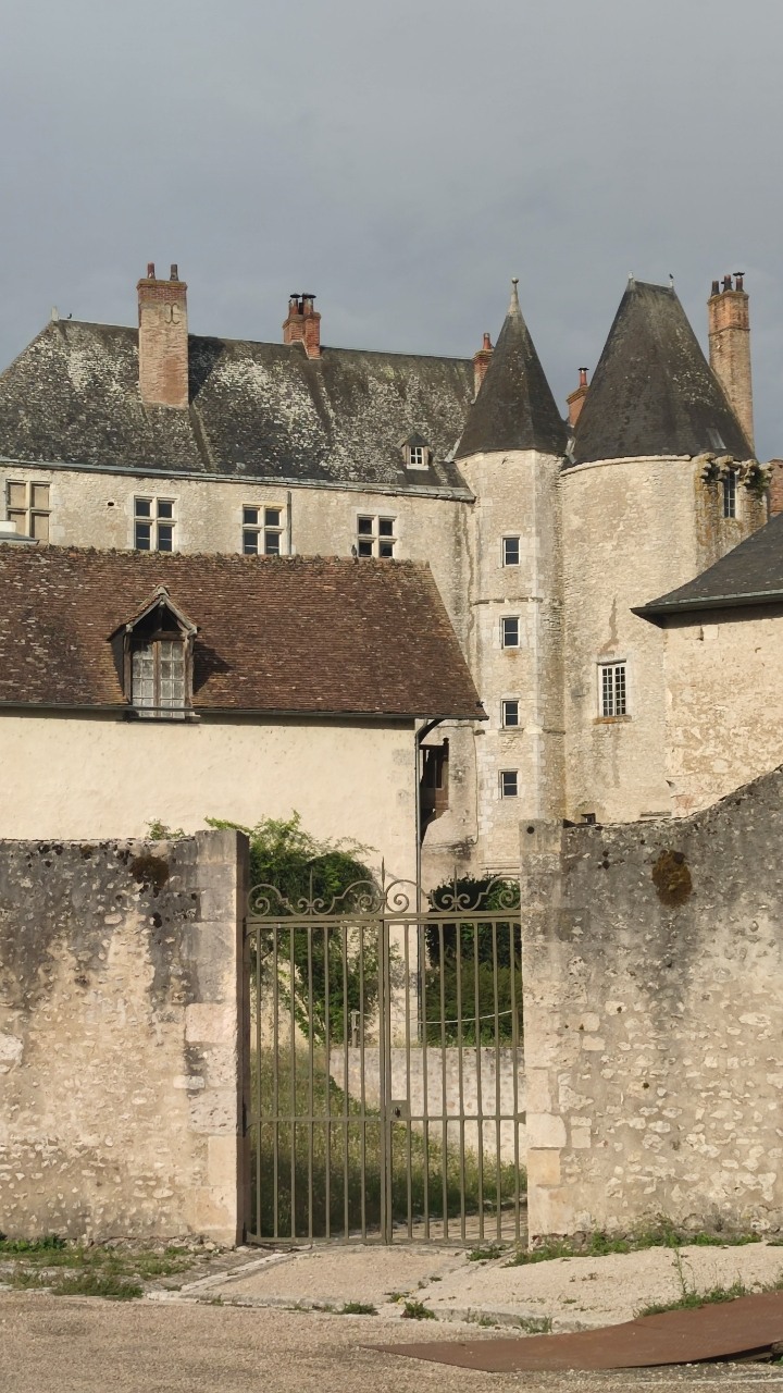 Chateau de Meung sur Loire - From Back door, France