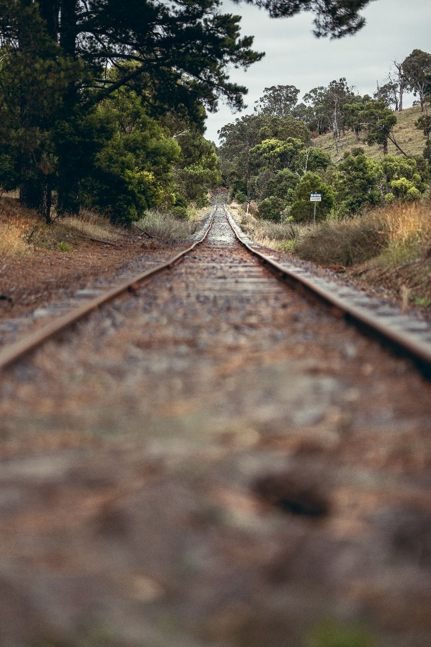 Yarra Valley tourist train track - From Donovan's Rd, Australia