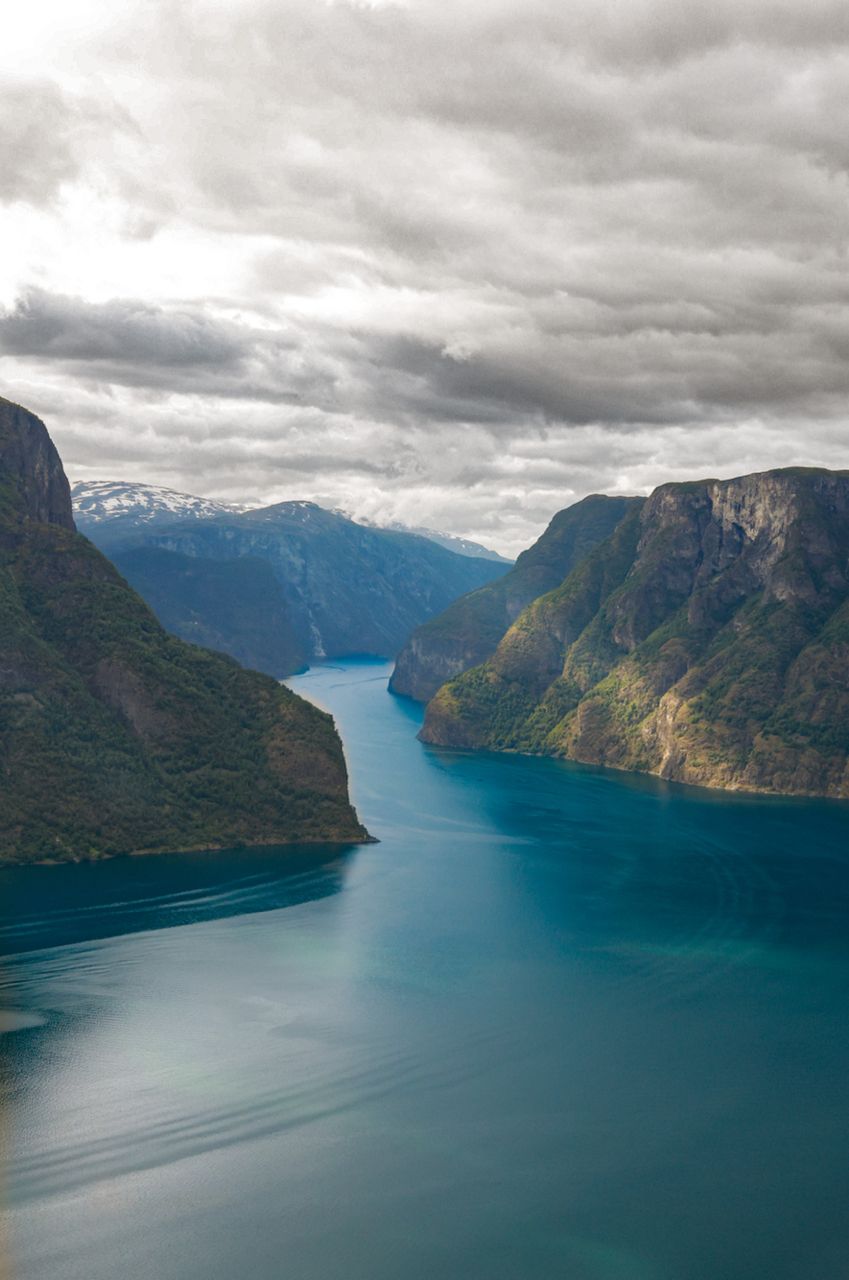 Aurlandsfjord - From Stegastein viewpoint, Norway