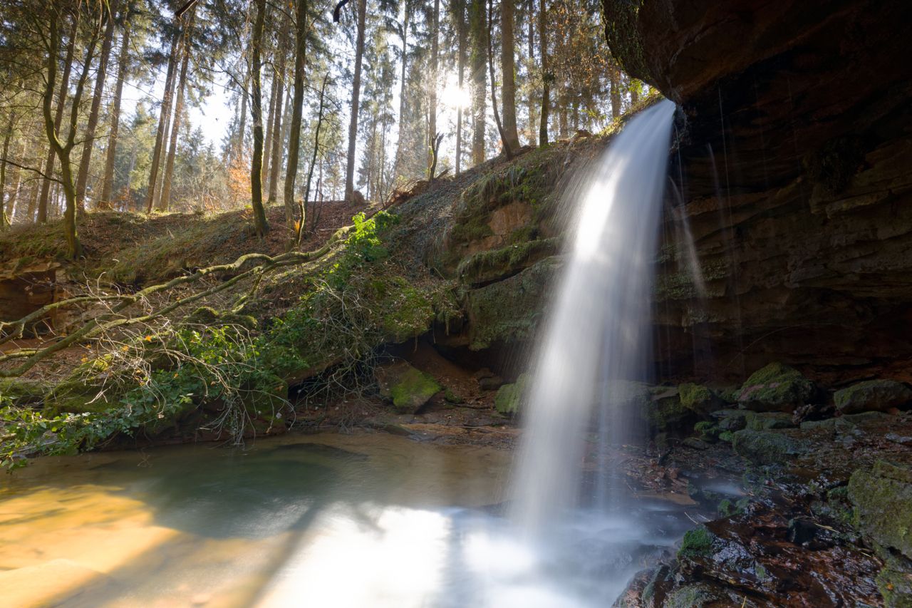 Wasserfall am Pfälzerbach - Germany