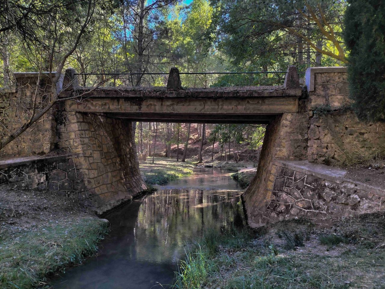 Puente de las tablas - From Área recreativa, Spain