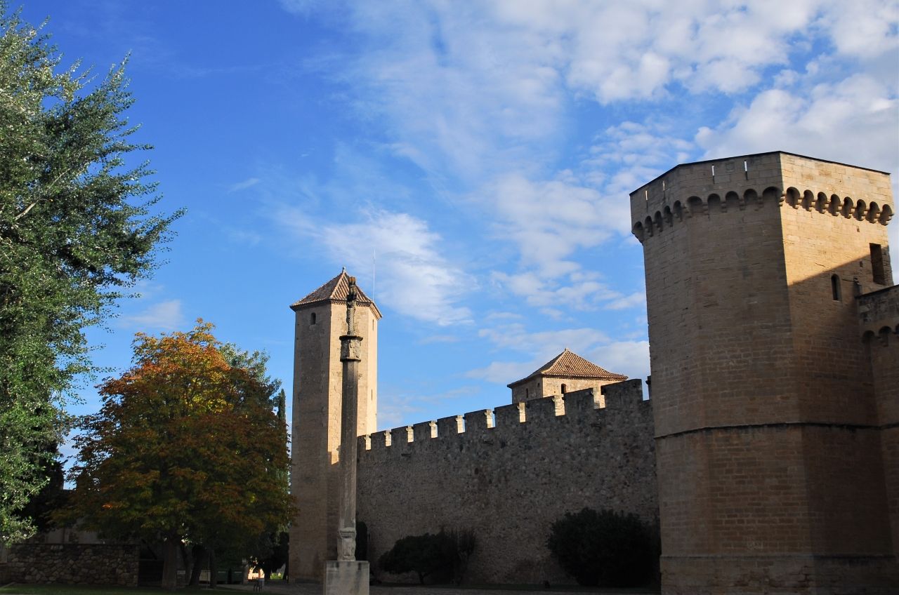 Monastero di Santa Maria di Poblet - From Entrance, Spain