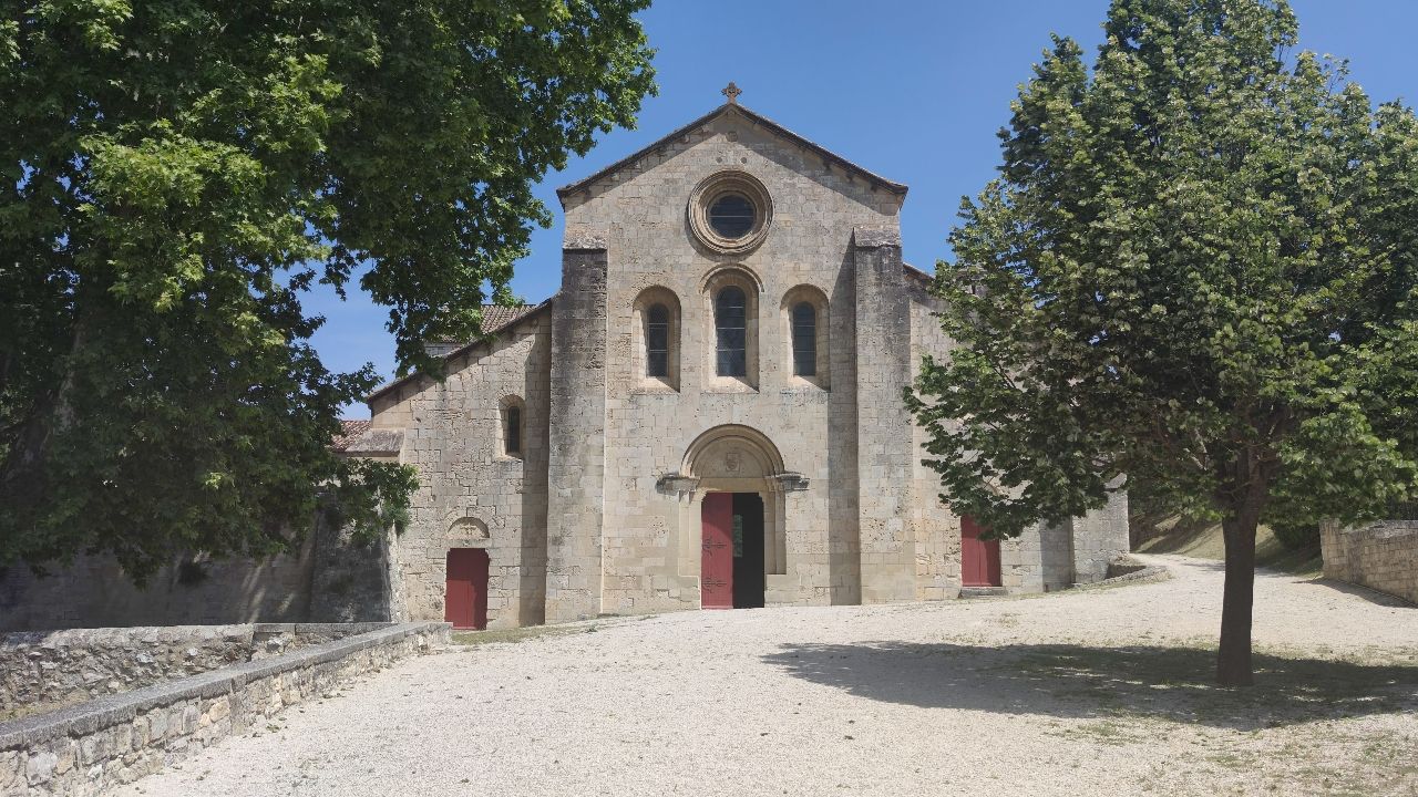 Abbazia di Silvacane - From Entrance, France