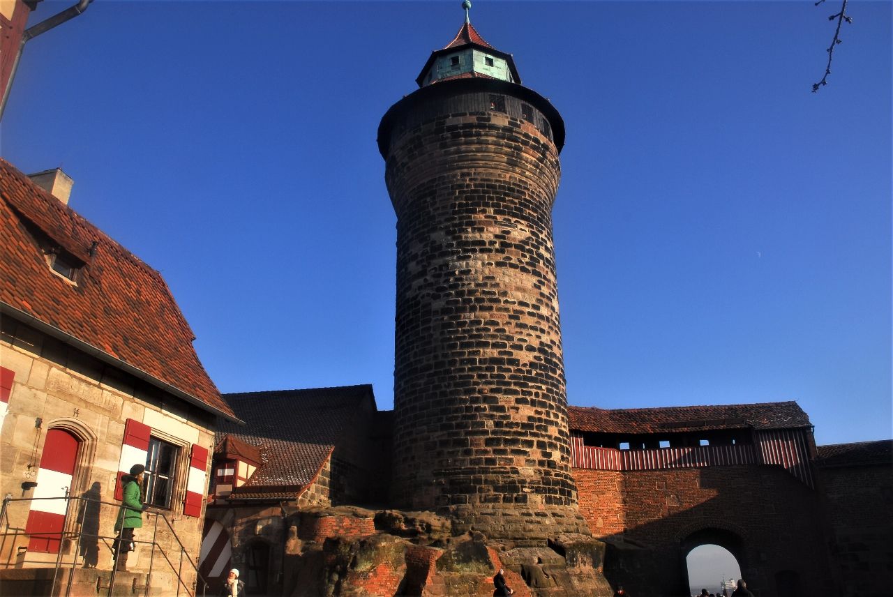 Sinwell Tower - From Imperial Castle of Nuremberg, Germany