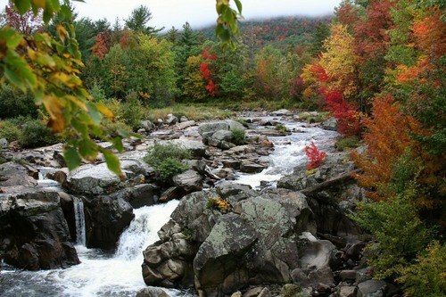 Ausable River - Flume Falls - Desde NY-86 Scenic Drive - Bridge, United States