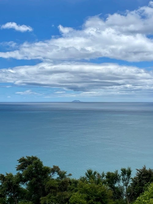 Whakaari / White Island - Desde Maraenui Hill Lookout, New Zealand