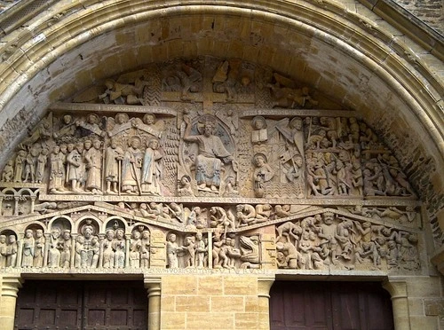 St Foy Abbey - From Entrance, France