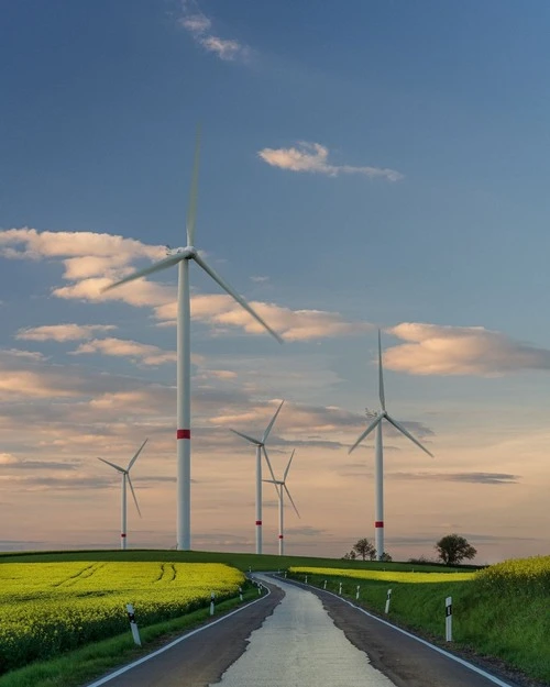 Wind Farm - から L465 Route, Germany