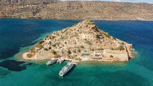 Spinalonga - Des de Drone, Greece