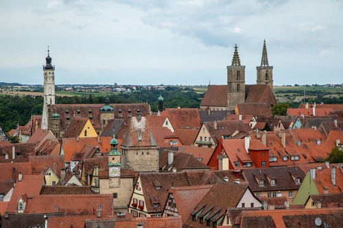 St. Jakob und St. Johannis - Desde Rödertor, Germany