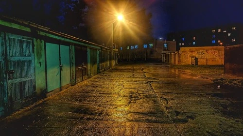 Apartment garages - Aus In the road, Poland