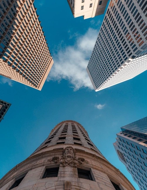 Providence's Downtown - Desde Exchange Street, United States