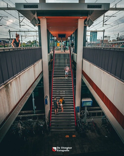 Vaartsche Rijn Station - From Stairs, Netherlands