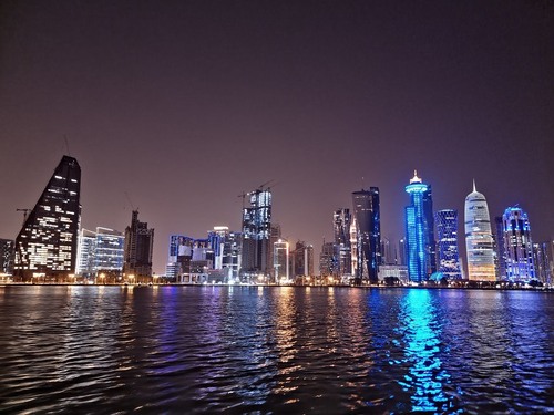 Corniche - 从 Boat Tour, Qatar