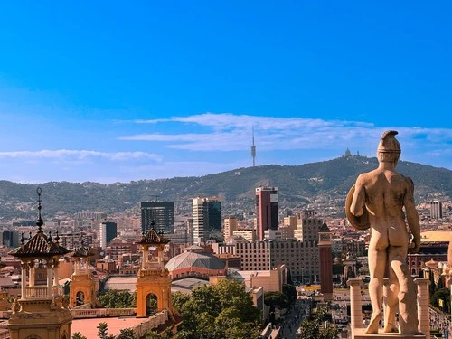 Barcelona - From Mirador del Mnac, Spain