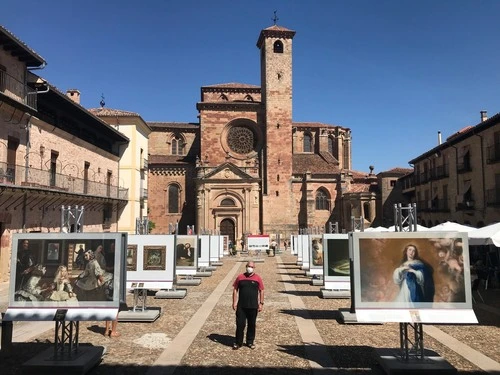 Plaza Mayor de Sigüenza - Desde Vista de la catedral desde la Plaza Mayor, Spain