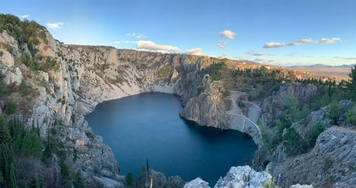 Modro Lake - Tól től Viewpoint, Croatia