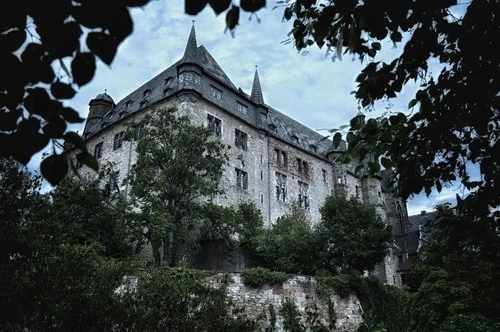 Landgrafenschloss Marburg - Desde Weg/Gässchen zum Schloß, Germany