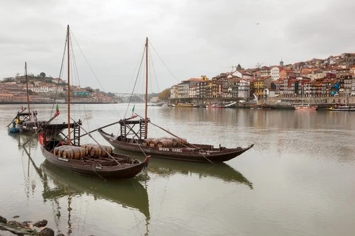 Porto boats - Aus Ribeira Gaia, Portugal