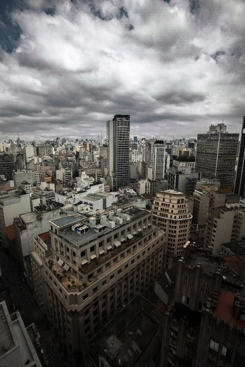 Centro de São Paulo - 从 Café do Farol, Brazil