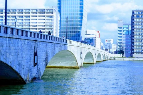 Mandai bridge - From Yasuragi street, Japan