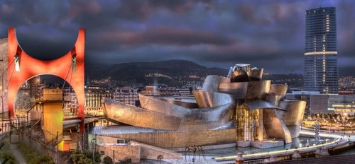 Guggenheim Museum - Aus Puente de La Salve, Spain