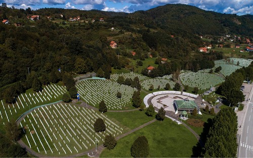 Genocide Memorial - Desde Drone, Bosnia and Herzegovina