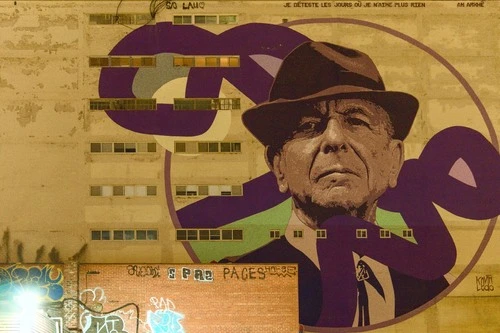 Leonard Cohen Memorial - से Rue Napoléon, Canada