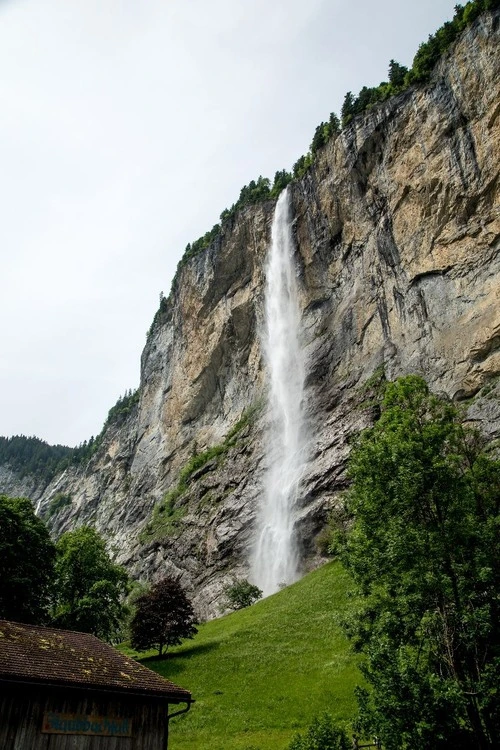 Staubbach Waterfall - From Lauterbrunnen Tourismus, Switzerland