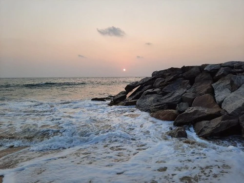 Sunset Point Pozhikara - From Beach, India