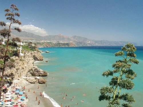 Playa de la Calahonda - Aus Balcón de Europa, Spain