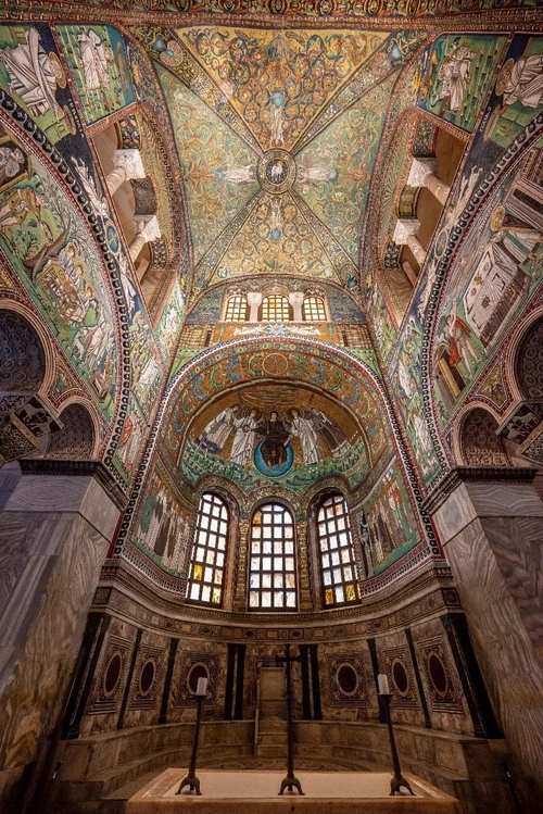Basilica di San Vitale - From Inside, Italy