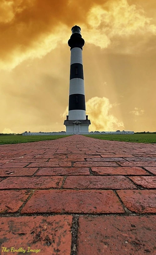 Bodie Island Lighthouse - From Entrance, United States