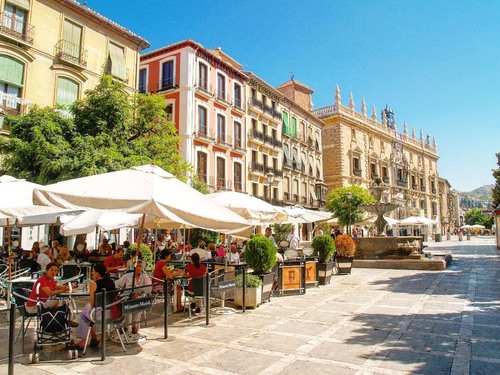 Palacio de la Real Chancillería - From Plaza Nueva, Spain