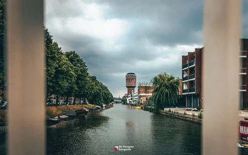 Water Tower - From Oranjebrug Bridge, Netherlands