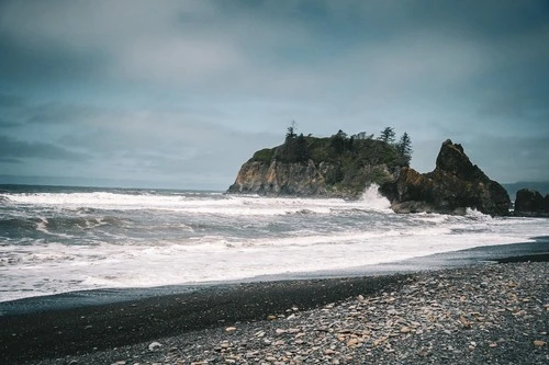 Abbey Island - From Ruby Beach, United States