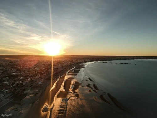 Puerto Madryn - From Parque Histórico Punta Cuevas - Drone, Argentina