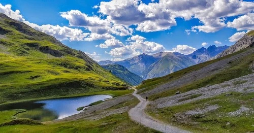 Lago Alpisella - Tól től Passo di Valle Alpisella, Italy