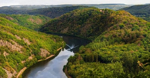 Saar River - Aus Aussichtspunkt "Kleine Cloef", Germany