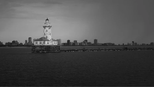 Chicago Harbor Lighthouse - Desde From Wendella Boats, lake tour, United States