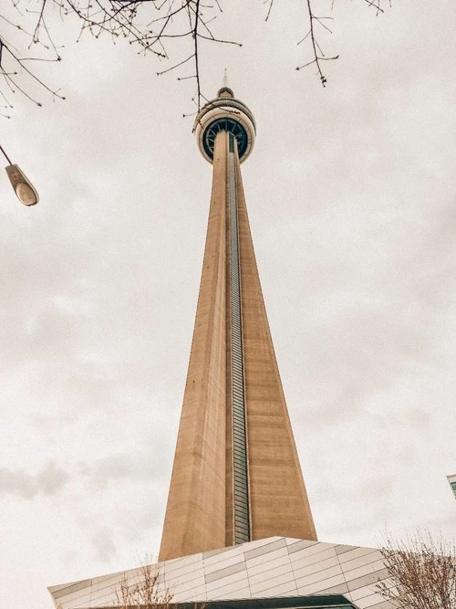 CN Tower and Ripley's Aquarium - From Bremner Boulevard, Canada